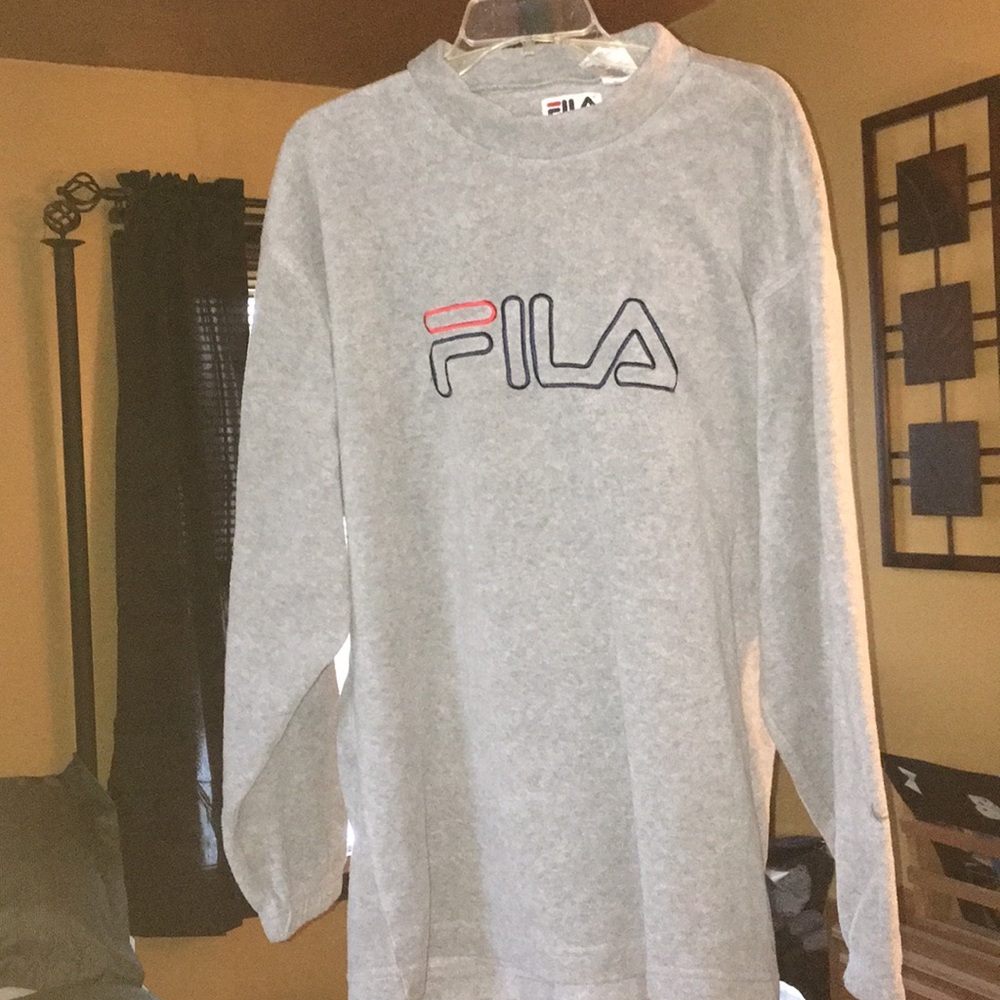 Mens xlarge Fila fleece sweatshirt
